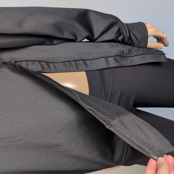 adidas Womens Aeroready Crew Neck Sweater Black Size Small Training Zip Side - Picture 9 of 16